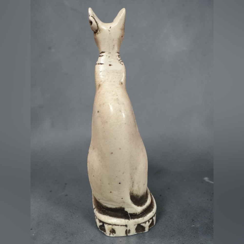 BASTET Ancient Egyptian Cat Goddess of Divine Protection Stone Sculpture. - Picture 7 of 9